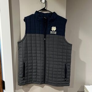 Notre Dame Men's Lightweight Quilted Vest